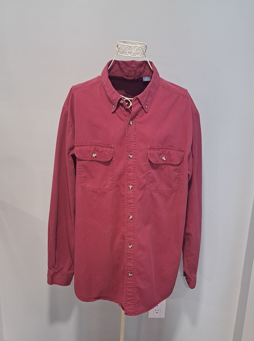 Vintage Rural King Men's Button-down Cotton Grandpacore Farm Outdoors Shirt XLT.